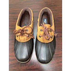 Sperry Womens Saltwater Isla Short Duck Shoes Size 8